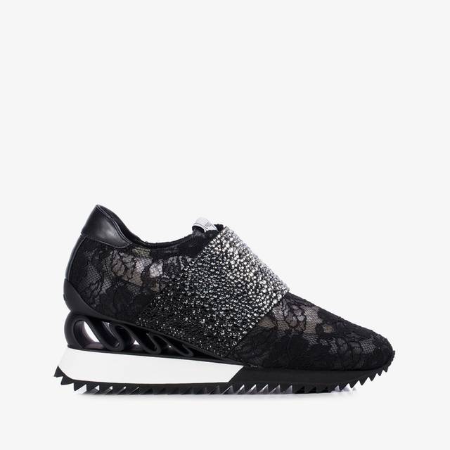 Le Silla Sneaker pizzo nero Grandi sconti