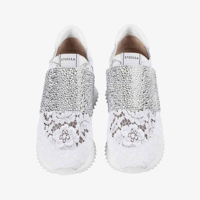 Le Silla Sneaker pizzo bianca Bestseller