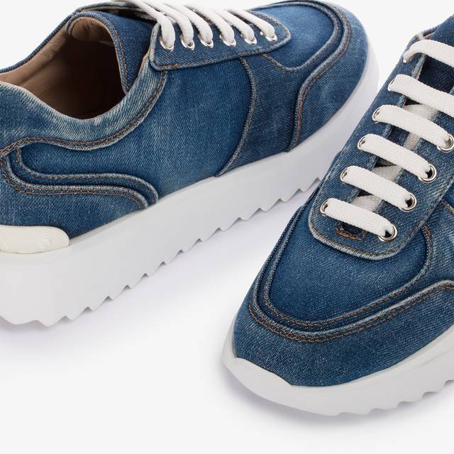 Le Silla Scarpa running denim blu Sconti VIP