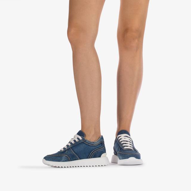 Le Silla Scarpa running denim blu Sconti VIP