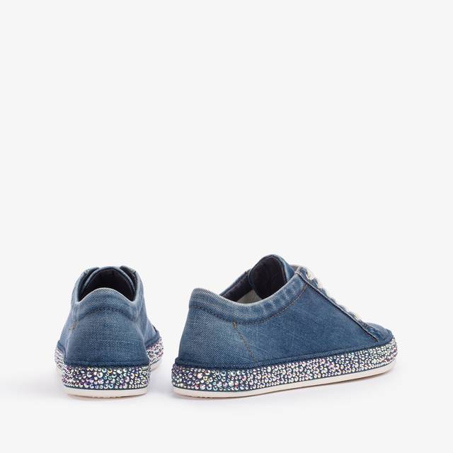 Le Silla Sneaker denim blu con Cristalli Super Saving Price