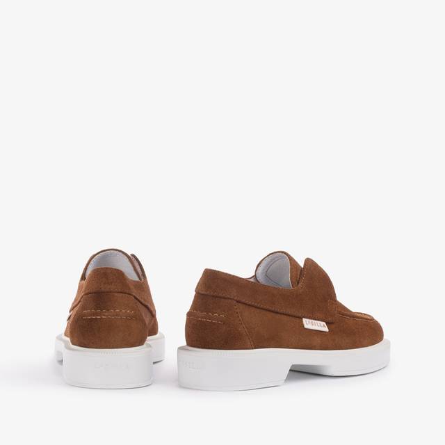 Le Silla Mocassino camoscio marrone havana Rilascio limitato