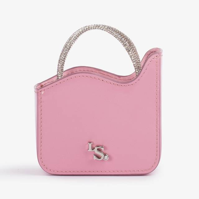 Le Silla Micro bag vernice rosa dea e Cristalli ACQUISTA ORA