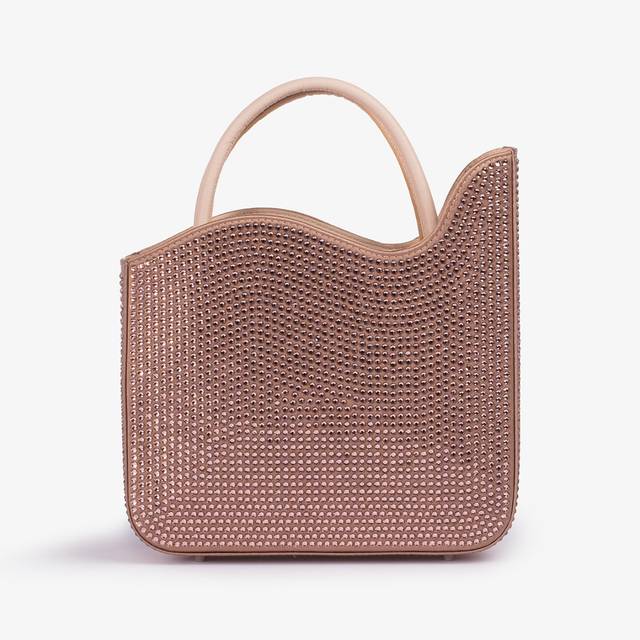 Le Silla Small bag cristalli nude phard Promozione temporanea