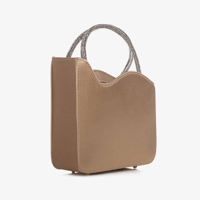 Le Silla Mini bag raso oro e Cristalli Limitato a 3 giorni