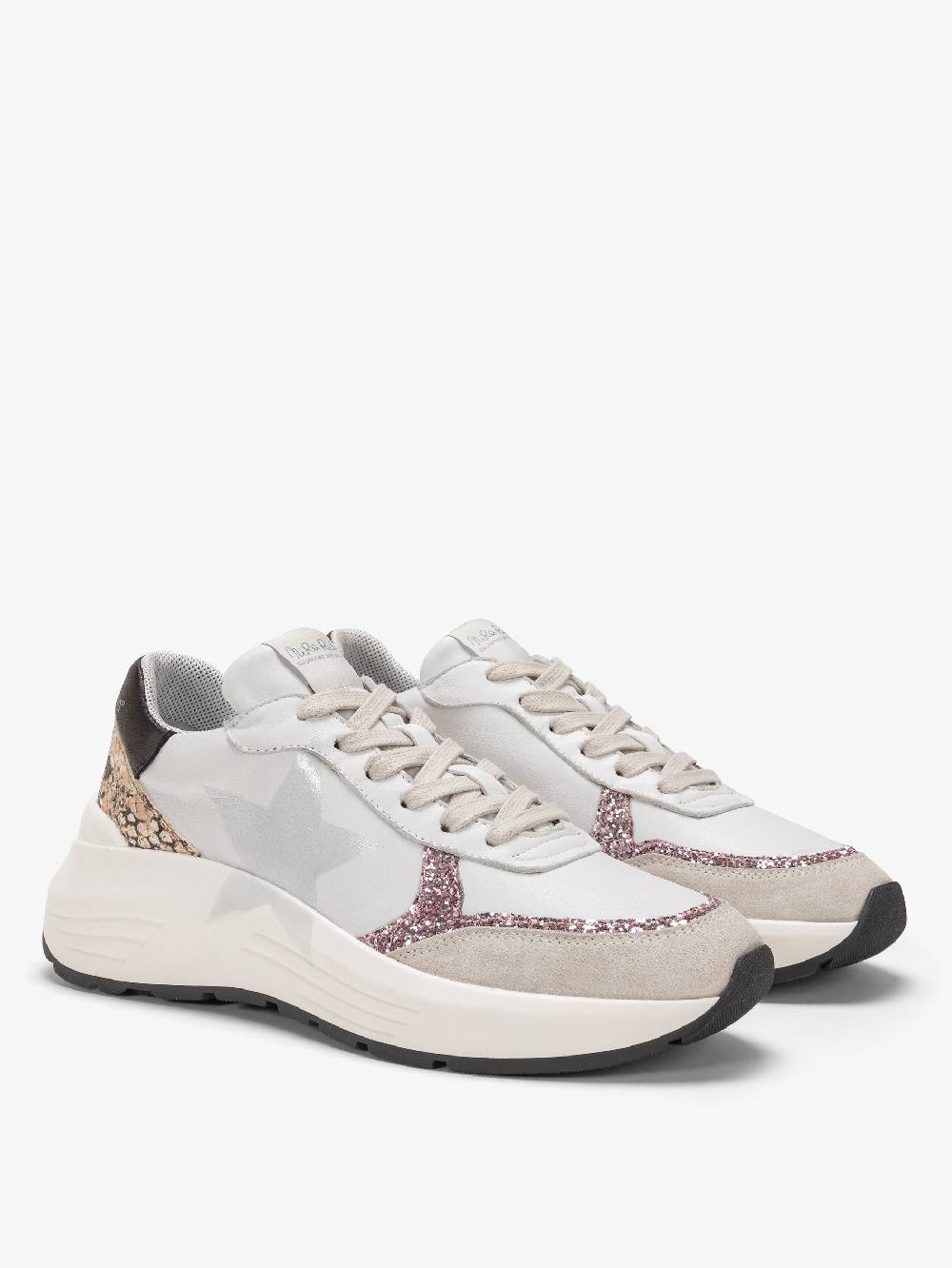 Nira Rubens Chunky Sneakers Stinger Python Rose - Stella Convenienza