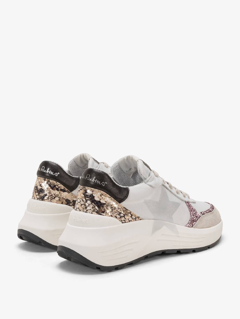 Nira Rubens Chunky Sneakers Stinger Python Rose - Stella Convenienza