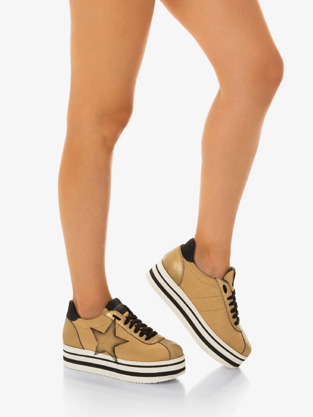Nira Rubens Platform White Lady Active Gold - Stella Economico