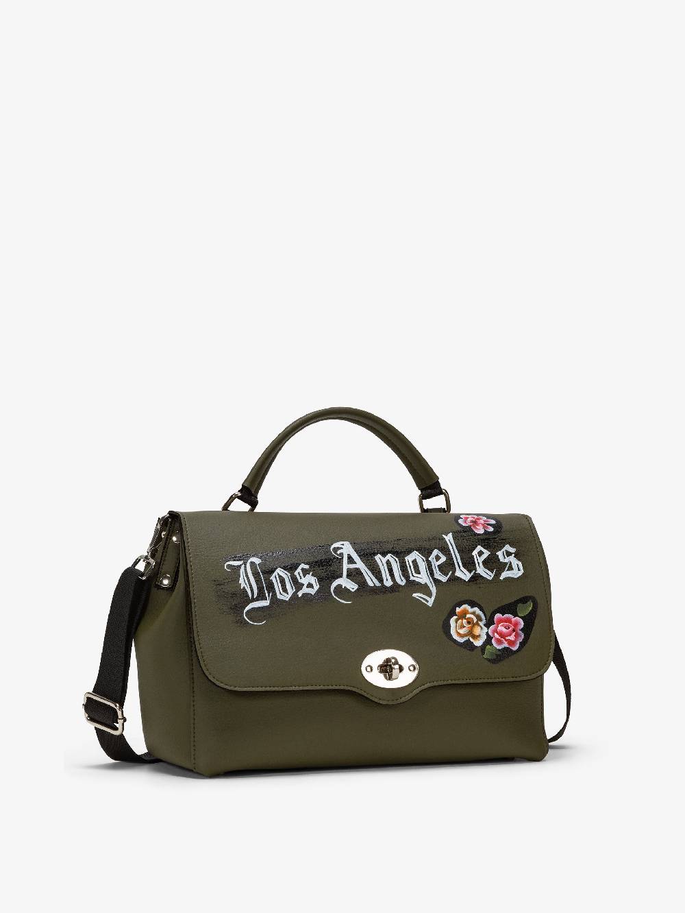 Nira Rubens EASY SATCHEL - MILITARY LOS ANGELES FLOWERS Hotsell