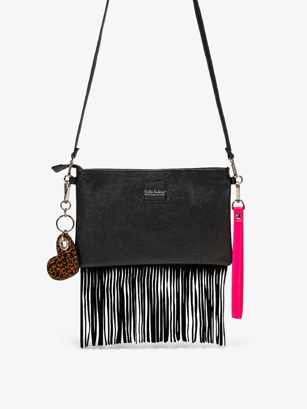 Nira Rubens Minibag Frange - Africa Pink In Linea