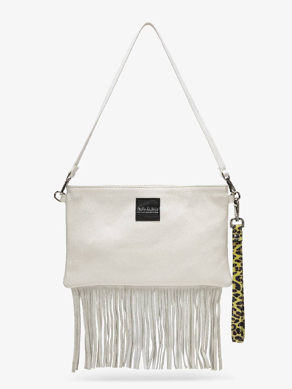 Nira Rubens Minibag Frange - Python Pezzi Unici