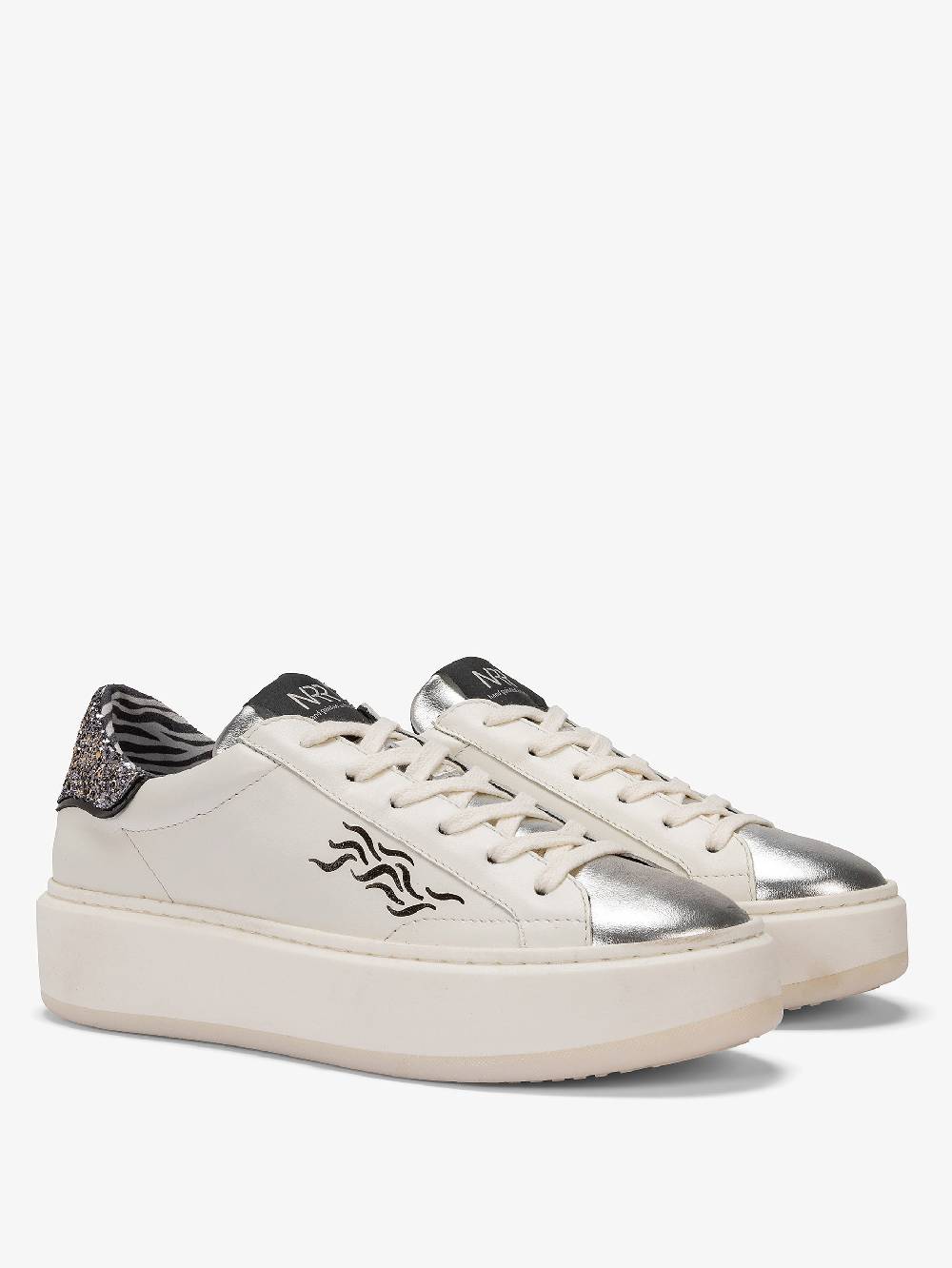 Nira Rubens METROPOLITAN WHITE ZEBRINA-WAVES Fino Al -60%