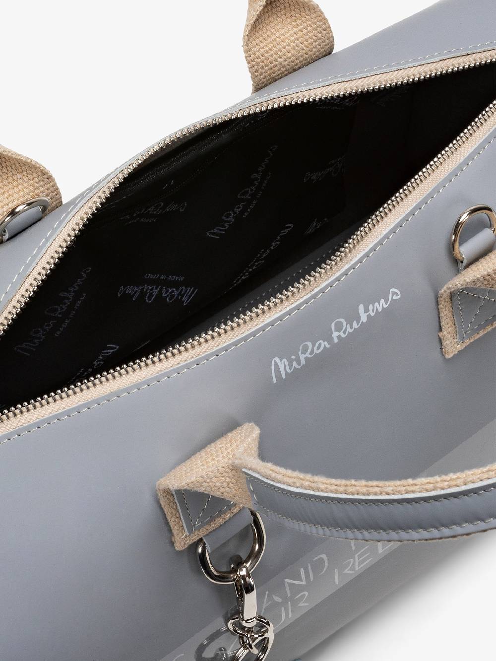 Nira Rubens EASY BAG - HEMATITE GLOSSY In Saldo