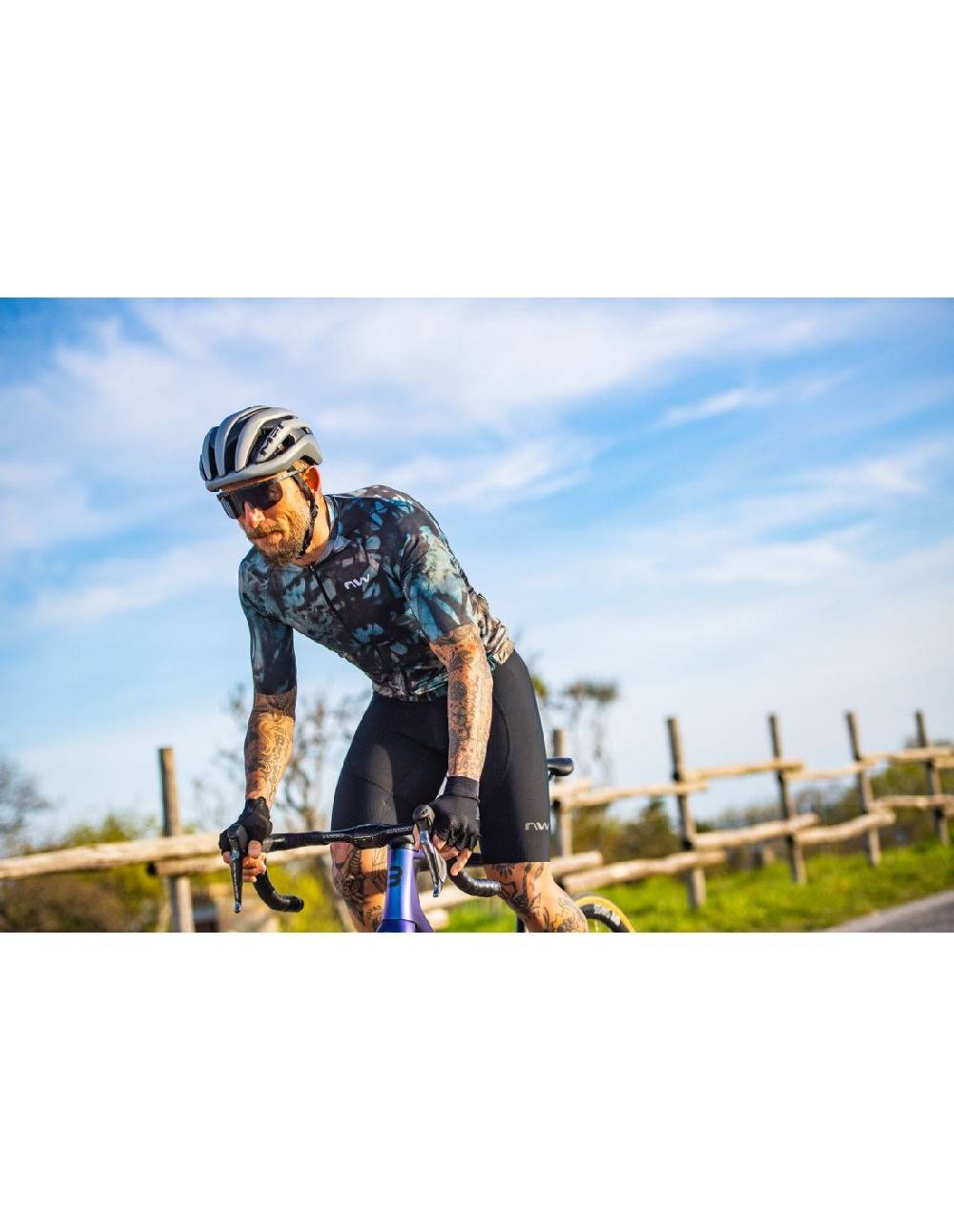 Northwave BLADE FLOWER MAGLIA MANICHE CORTE Presa