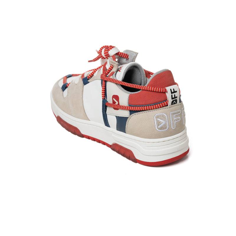 Off Play SORRENTO WHITE BEIGE BLUE RED Nuovo