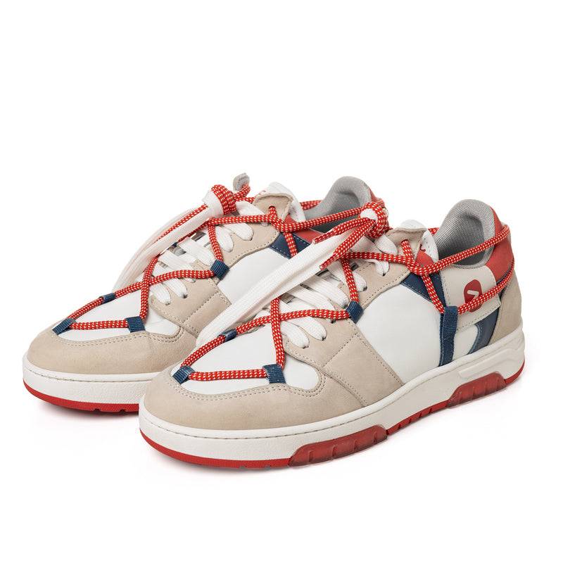 Off Play SORRENTO WHITE BEIGE BLUE RED Nuovo