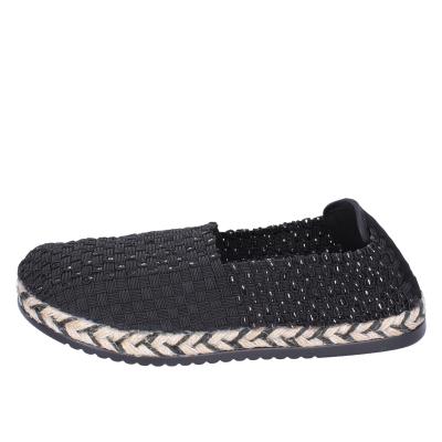 scarpe donna CAFè NOIR espadrillas nero tessuto MEA901 BF478 Nuovo
