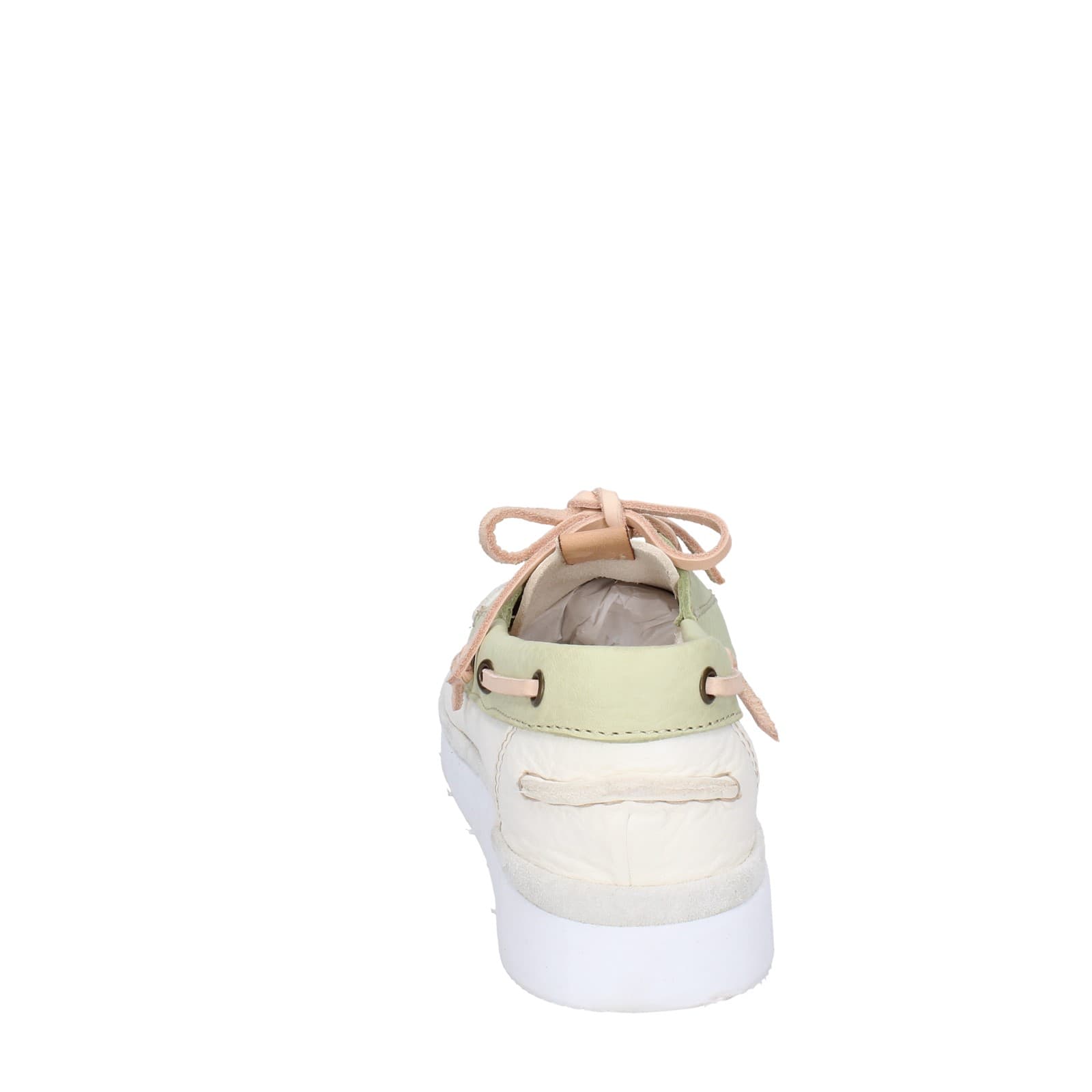 scarpe donna MOMA classiche bianco pelle verde 1AS407-YAC2 EZ870 Qualità Garantita