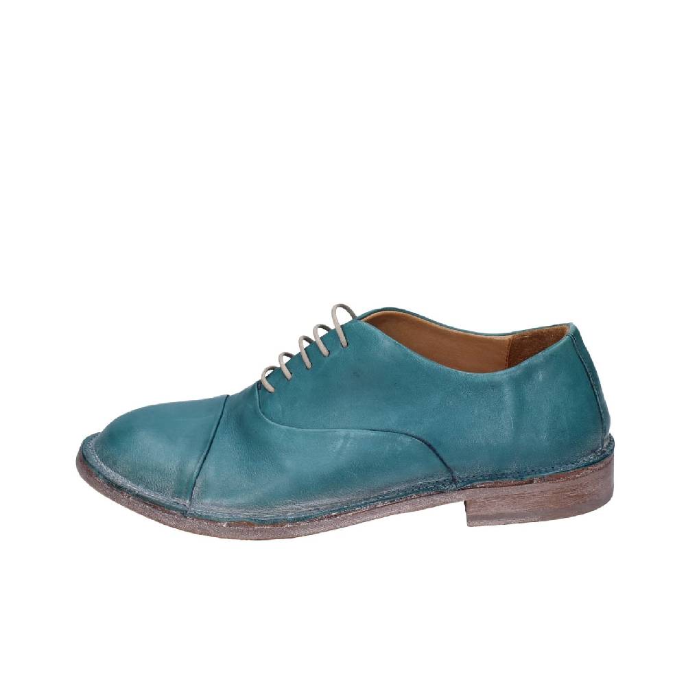 scarpe donna MOMA classiche verde pelle EZ856 Convenienza