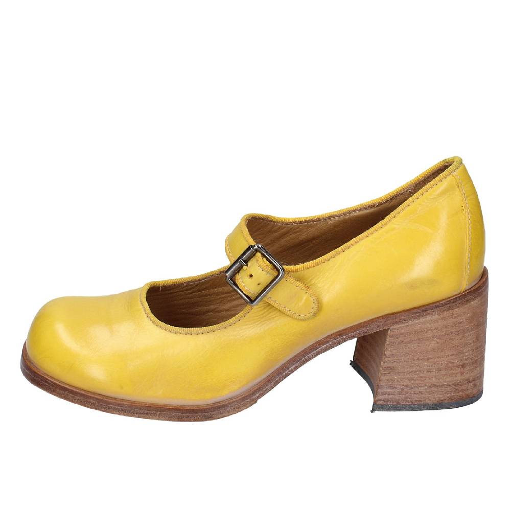 scarpe donna MOMA decollete giallo pelle 47403L VINTAGE EX446 Hotsell