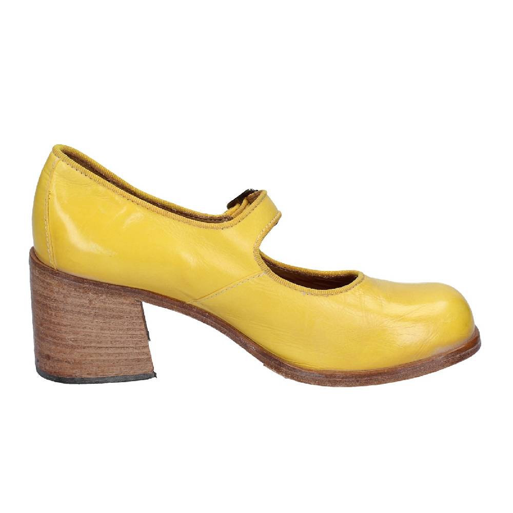 scarpe donna MOMA decollete giallo pelle 47403L VINTAGE EX446 Hotsell