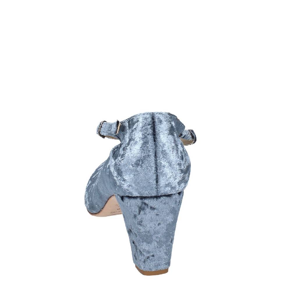 scarpe donna ANNIEL decollete grigio velluto EX257 Negozio