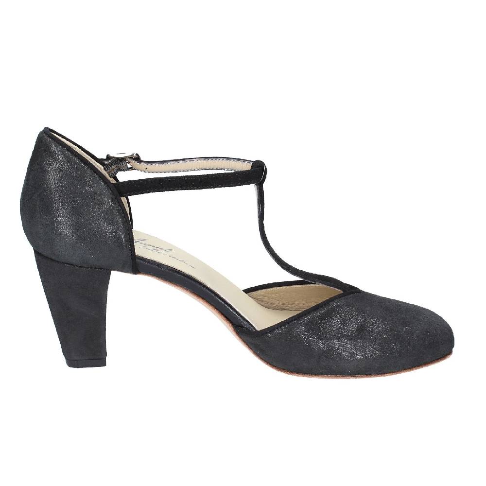 scarpe donna ANNIEL decollete nero camoscio EX258 In Linea