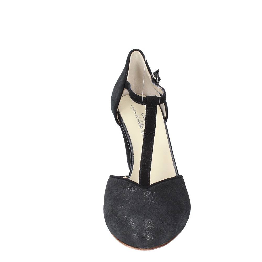 scarpe donna ANNIEL decollete nero camoscio EX258 In Linea