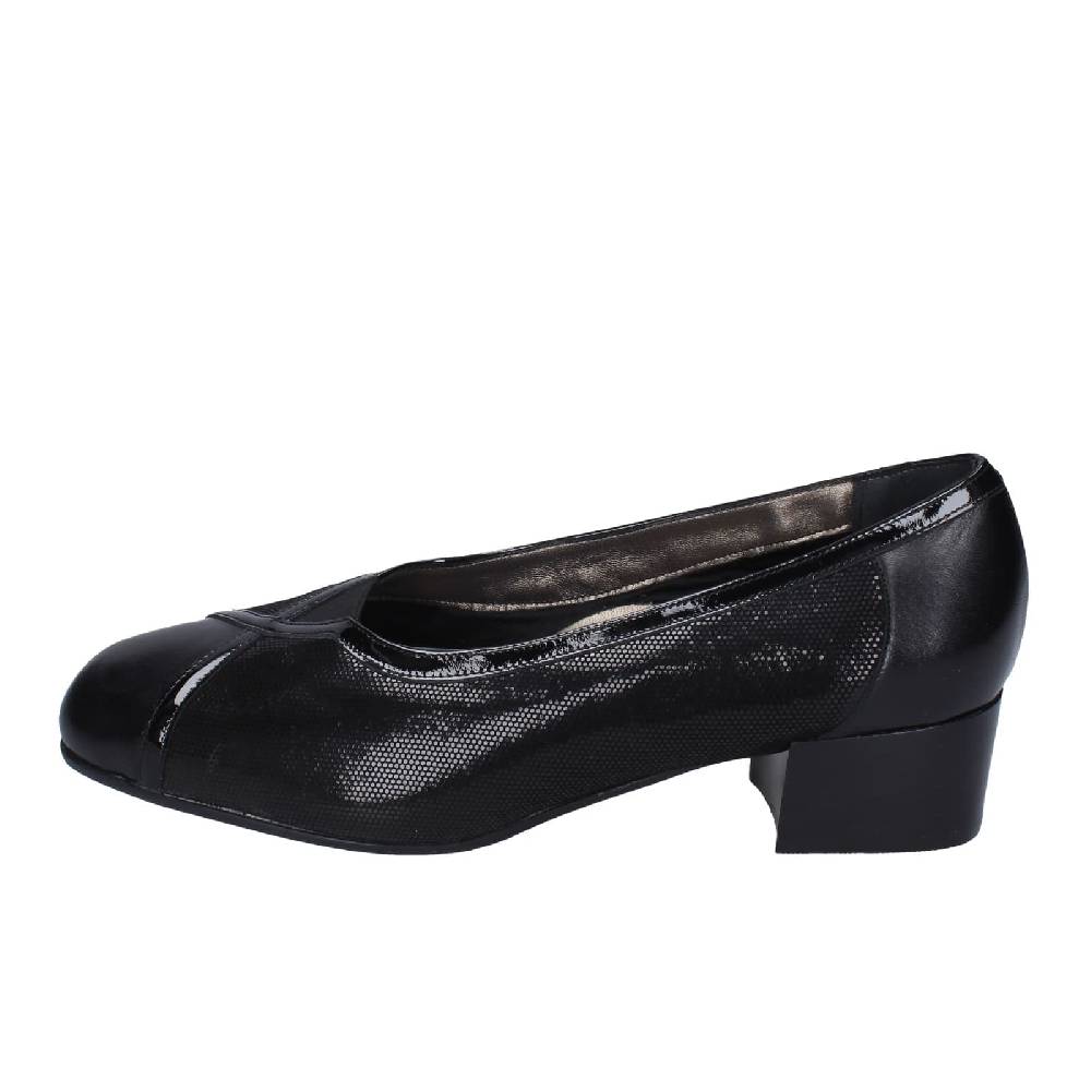 scarpe donna CONFORT decollete nero pelle vernice 3735 EZ335 Qualità