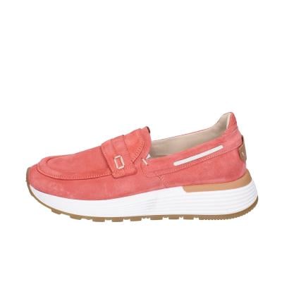 scarpe donna MOMA mocassini rosa camoscio 3FS413-CRP13 BC813 Qualità Garantita