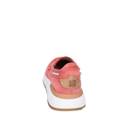 scarpe donna MOMA mocassini rosa camoscio 3FS413-CRP13 BC813 Qualità Garantita