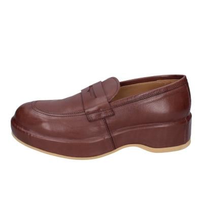 scarpe donna MOMA mocassini marrone pelle 1ESA19-NAC BC44 Negozi Online