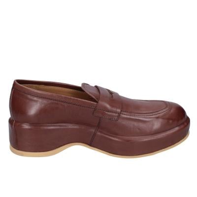 scarpe donna MOMA mocassini marrone pelle 1ESA19-NAC BC44 Negozi Online