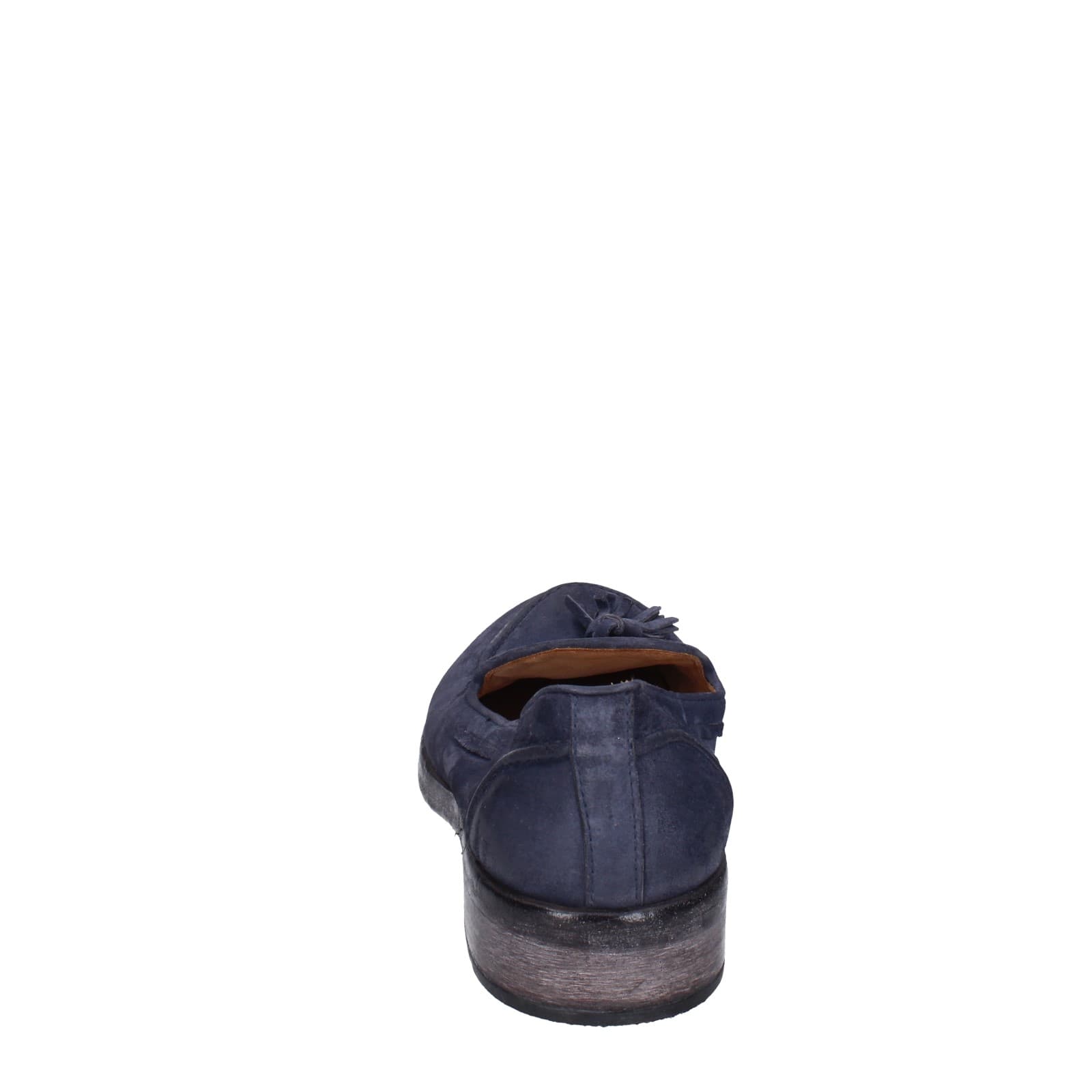 scarpe donna MOMA mocassini blu camoscio 1FS472-0W EZ878 Consegna Veloce