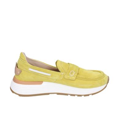 scarpe donna MOMA mocassini verde camoscio 3FS413-CRP14 BC811 Shopping Online