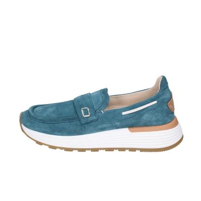 scarpe donna MOMA mocassini verde camoscio 3FS413-CRP11 BC851 Affare Del Giorno