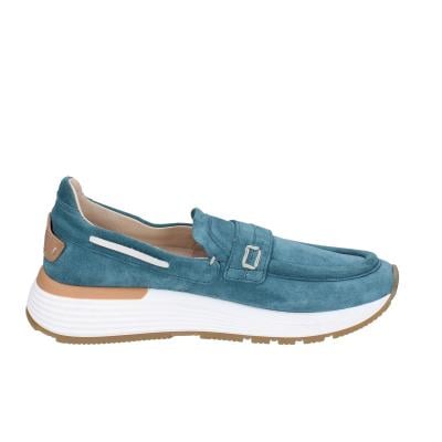 scarpe donna MOMA mocassini verde camoscio 3FS413-CRP11 BC851 Affare Del Giorno