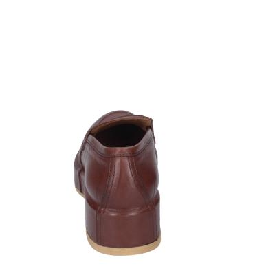 scarpe donna MOMA mocassini marrone pelle 1ES419-NAC BC48 Sottocosto
