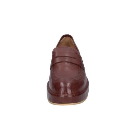 scarpe donna MOMA mocassini marrone pelle 1ES419-NAC BC48 Sottocosto