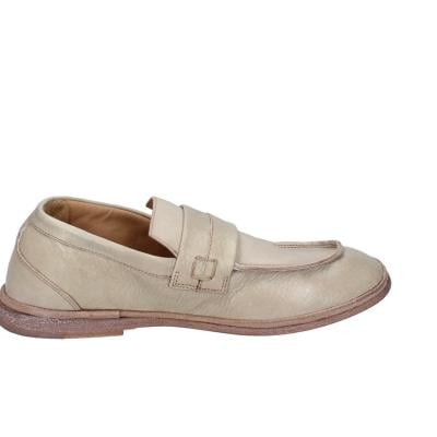 scarpe donna MOMA mocassini beige pelle marrone 1ES323-TV BC52 Convenienza