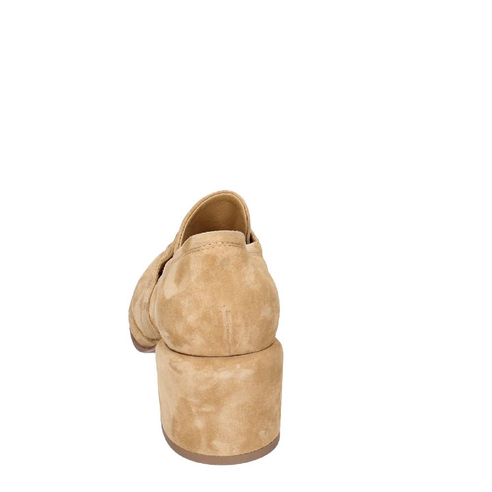 scarpe donna MOMA mocassini beige camoscio 44401E VINTAGE EX469 Hotsell