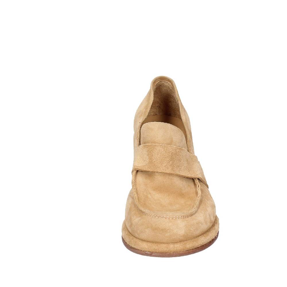 scarpe donna MOMA mocassini beige camoscio 44401E VINTAGE EX469 Hotsell