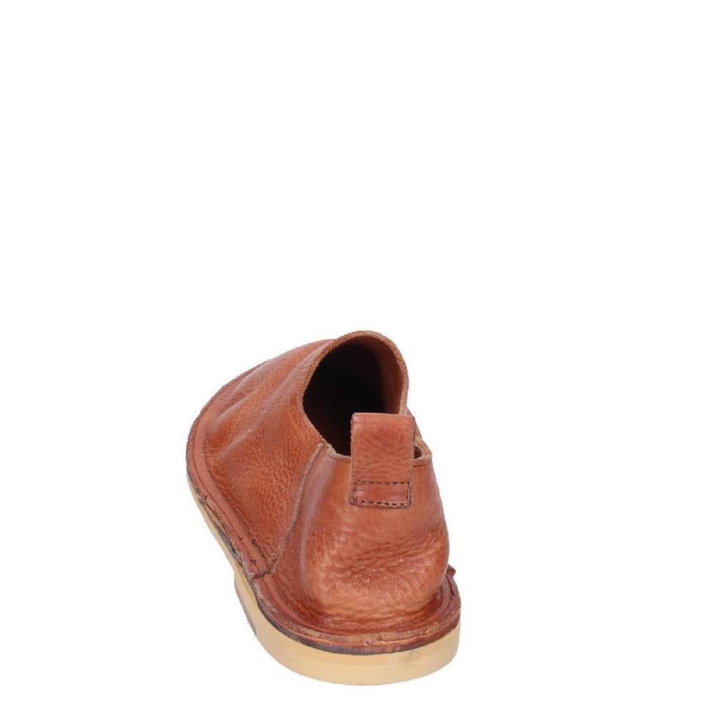 scarpe donna MOMA mocassini marrone pelle VINTAGE SLIP ON EX464 Outlet