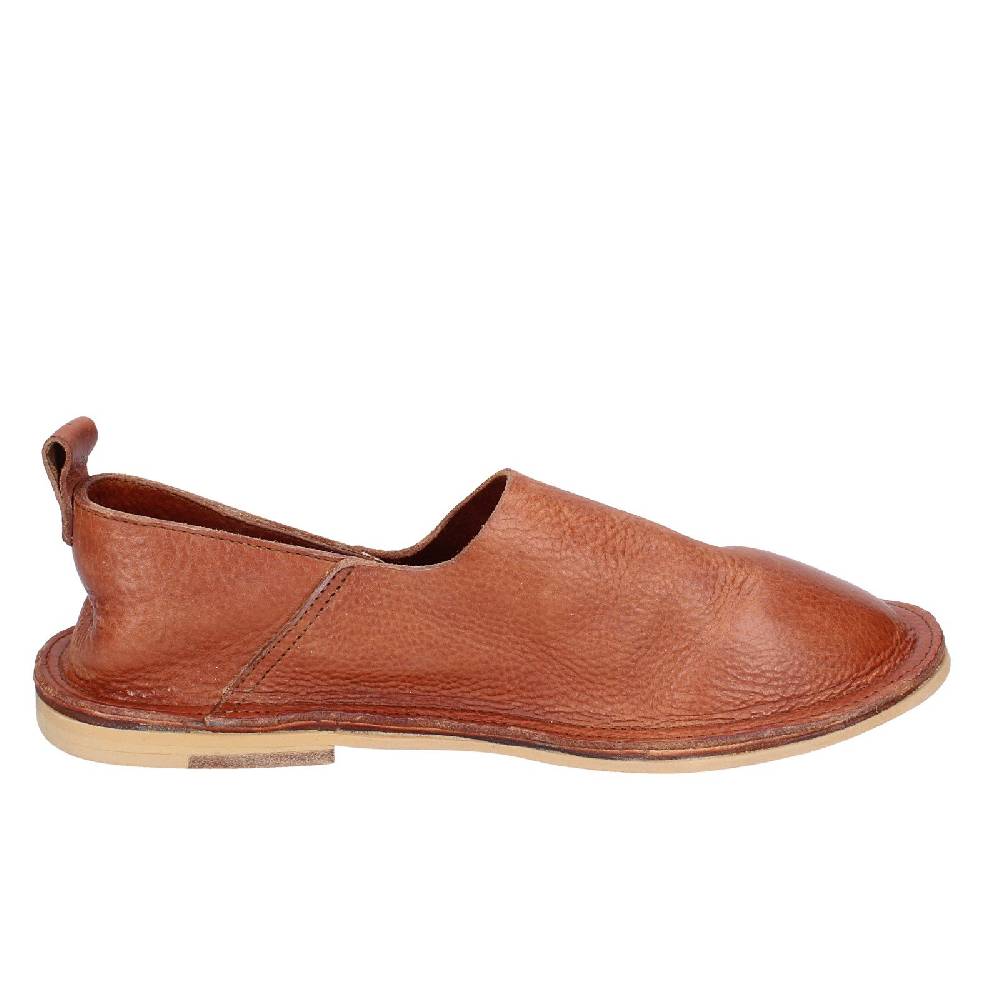 scarpe donna MOMA mocassini marrone pelle VINTAGE SLIP ON EX464 Outlet