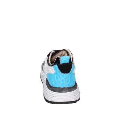 scarpe donna MOMA sneakers bianco pelle nero camoscio 3AS401-CR10 BC853 Moda