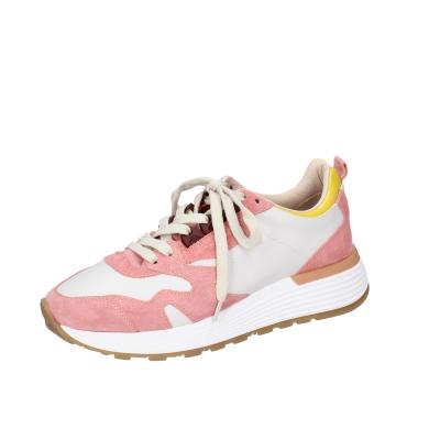 scarpe donna MOMA sneakers rosa pelle bianco camoscio 3AS401-CR11 BC795 2025