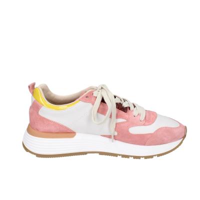 scarpe donna MOMA sneakers rosa pelle bianco camoscio 3AS401-CR11 BC795 2025