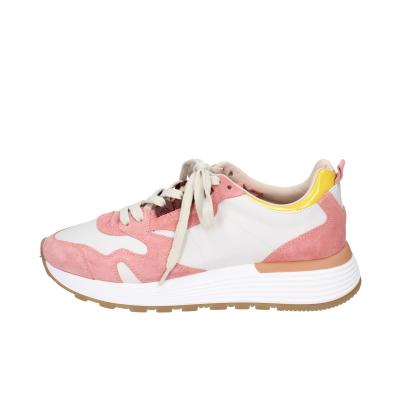 scarpe donna MOMA sneakers rosa pelle bianco camoscio 3AS401-CR11 BC795 2025