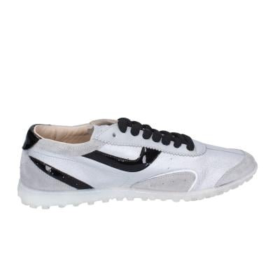 scarpe donna MOMA sneakers grigio pelle vernice PER00A-PERC BC66 Qualità