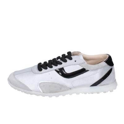 scarpe donna MOMA sneakers grigio pelle vernice PER00A-PERC BC66 Qualità